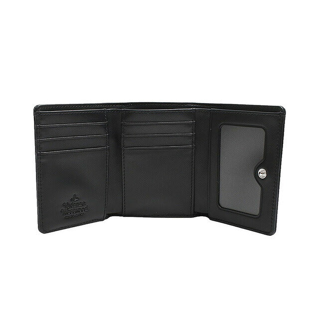 ヴィヴィアンウエストウッド VIVIENNE WESTWOOD SMALL FRAME WALLET 3つ折り財布 5115002MW-L008K-N403 レディース ブラック WQ00055137