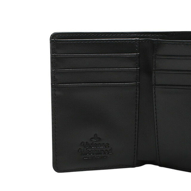 ヴィヴィアンウエストウッド VIVIENNE WESTWOOD SMALL FRAME WALLET 3つ折り財布 5115002MW-L008K-N403 レディース ブラック WQ00055137