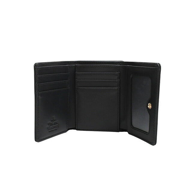 ヴィヴィアンウエストウッド VIVIENNE WESTWOOD SMALL FRAME WALLET 3つ折り財布 5115002MW-L001N-N402 レディース ブラック WQ00055138