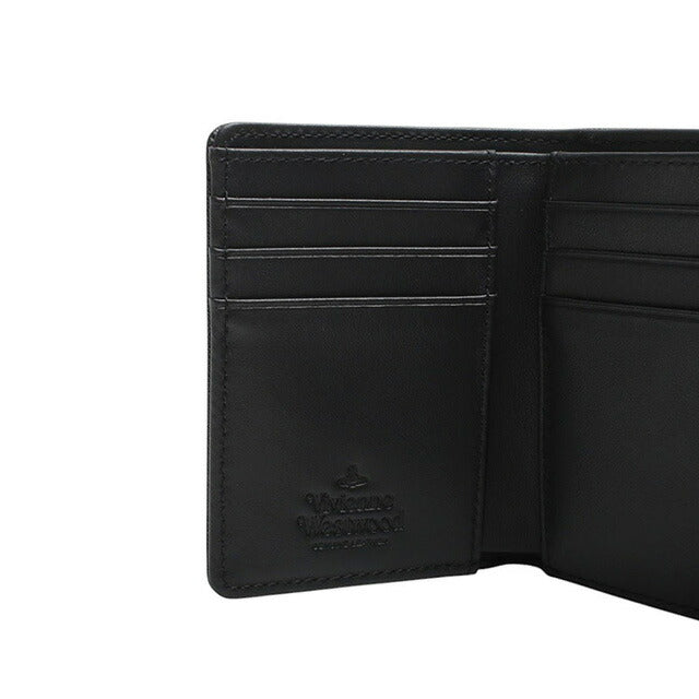 ヴィヴィアンウエストウッド VIVIENNE WESTWOOD SMALL FRAME WALLET 3つ折り財布 5115002MW-L001N-N402 レディース ブラック WQ00055138