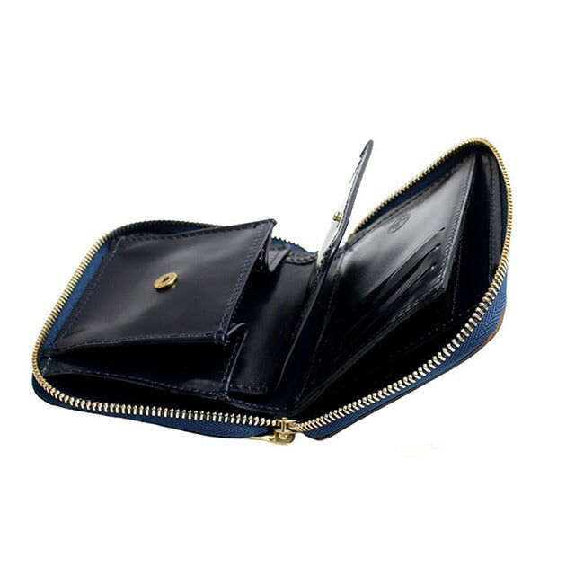 グレンロイヤル GLENROYAL ZIP AROUND SMALL WALLET 二つ折り財布 03-5814-DARKBLUE メンズ レディース DARK BLUE WQ00055142