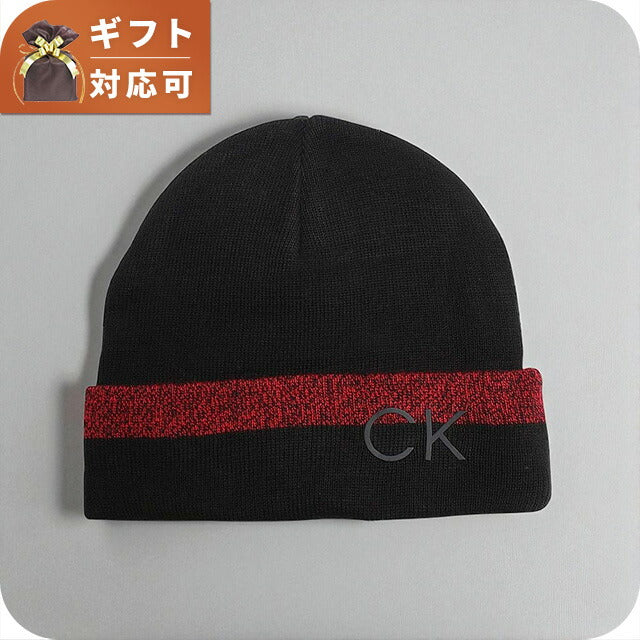 カルバンクライン CALVIN KLEIN ニット帽 CK200006-600 メンズ ブラック 帽子 WQ00055295