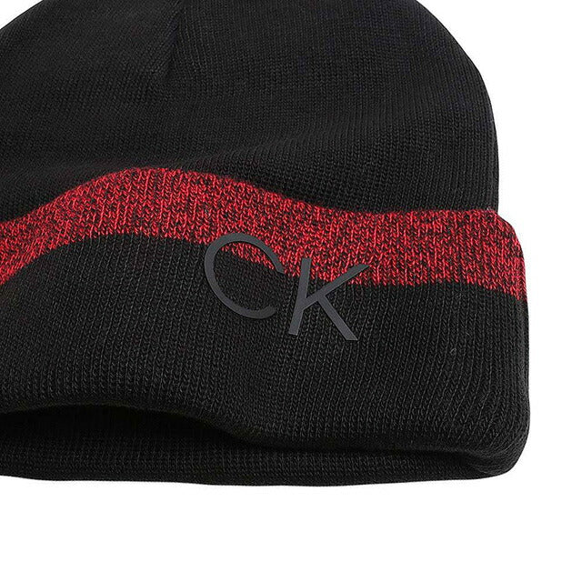 カルバンクライン CALVIN KLEIN ニット帽 CK200006-600 メンズ ブラック 帽子 WQ00055295