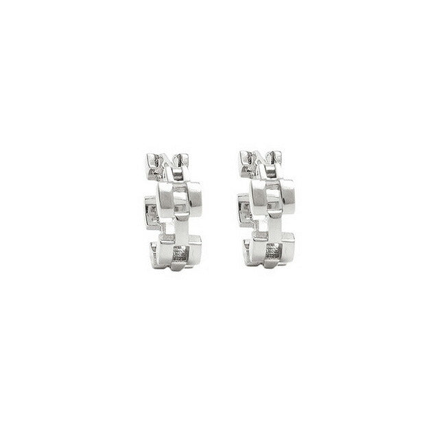 ダニエルウェリントン DANIEL WELLINGTON 3-LINK EARRINGS ピアス アクセサリー DW00401019 レディース シルバー WQ00055432