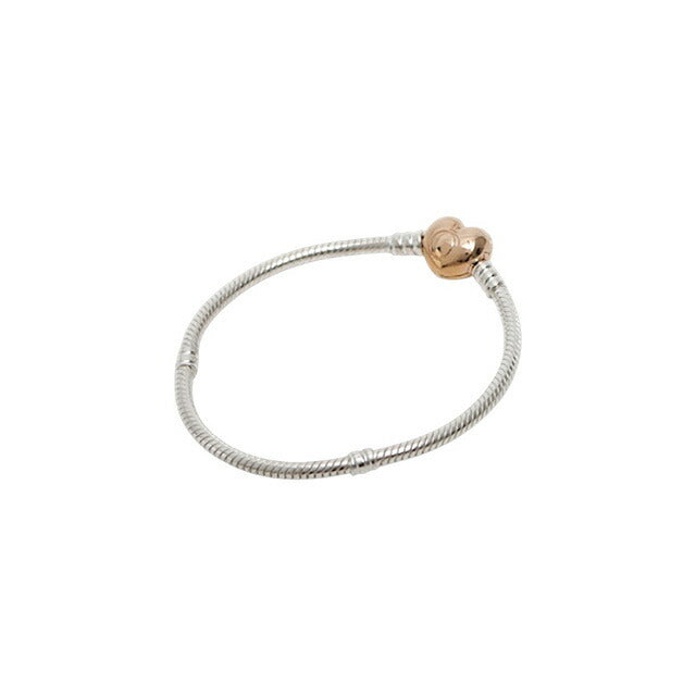 パンドラ PANDORA PANDORA Moments Heart & Snake Chain Bracelet ブレスレット 580719-18 レディース シルバー WQ00055614