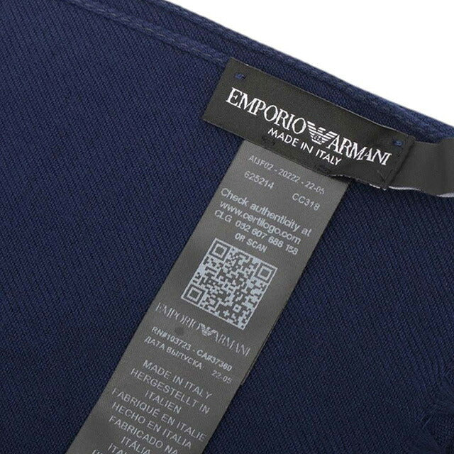 エンポリオアルマーニ EMPORIO ARMANI マフラー 625214-CC318-00035 メンズ ネイビーブルー マフラー WQ00055712