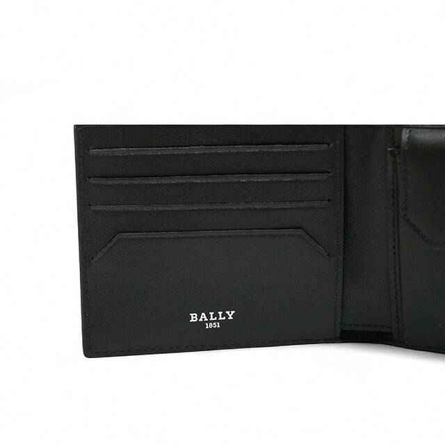 バリー BALLY 二つ折り財布 ウォレット 6309719 メンズ ブラック WQ00055720