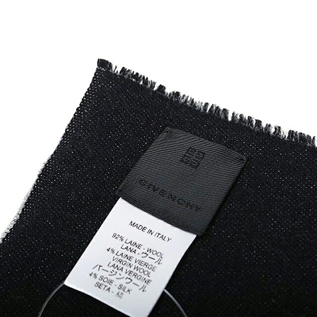 ジバンシー GIVENCHY マフラー GV3518-J5784-001 ユニセックス メンズ レディース ブラック マフラー WQ00055759