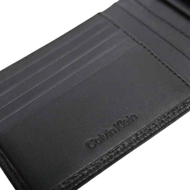 カルバンクライン CALVIN KLEIN 二つ折り財布 K50K507896-BAX メンズ ブラック WQ00055805