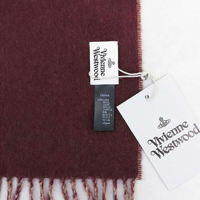 ヴィヴィアンウエストウッド VIVIENNE WESTWOOD マフラー 25-W00ZH-C406 レディース メンズ ビッグオーブロゴ キャメル マフラー WQ00055847
