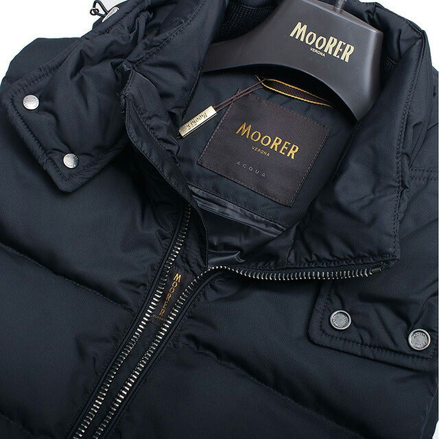 ムーレー MOORER FIRE-WK ダウンベスト MOUGI200307-FIRE-BLU-46 メンズ ブルー ダウンジャケット WQ00055860
