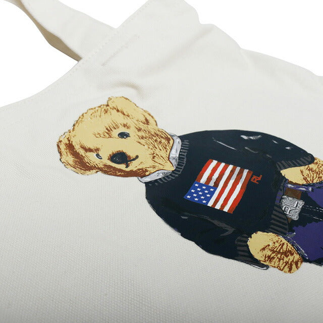 ポロラルフローレン POLO RALPH LAUREN BEAR TOTEトートバッグ 9AR021-W3Y NATURAL ベージュ メンズ レディース WQ00056242