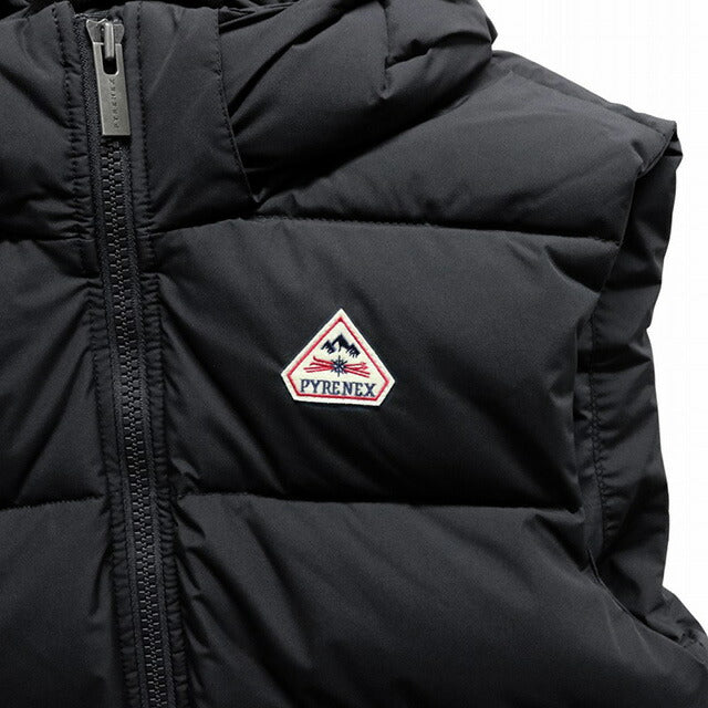 ピレネックス PYRENEX SPOUTNIC MINI RIPSTOP VEST ダウンベスト HMY021-BLACK-L メンズ ダウンジャケット WQ00056376