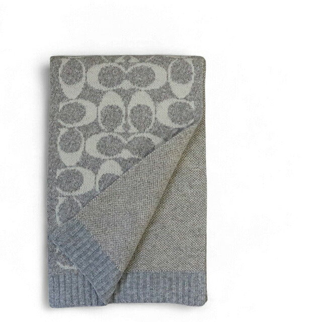 Coach COACH JUMBO SIGNATURE C SCARF Muffler COWC540471-015 Unisex Muffler WQ00056540