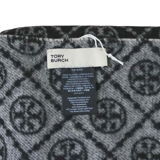 トリーバーチ TORY BURCH T MONOGRAM OBLONG SCARF マフラー 164571-001 レディース マフラー WQ00056639