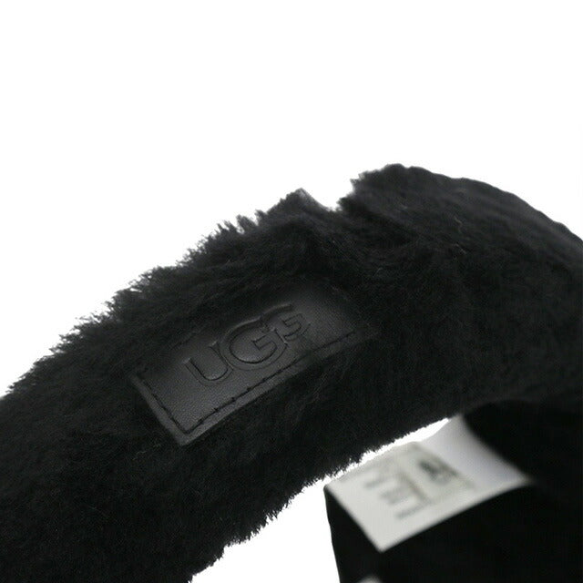 アグ UGG Sheepskin Wireless Earmuff Bluetooth搭載 ワイヤレスヘッドホン イヤーマフ 耳当て 103267-BLK レディース ブラック イヤーマフ WQ00056842