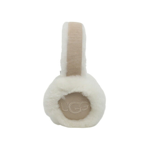 アグ UGG Sheepskin Embroidery Earmuff イヤーマフ 耳当て 20955-SAN レディース サンド ベージュ イヤーマフ WQ00056844