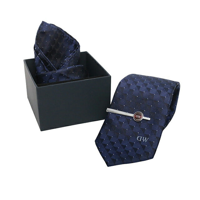 Daniel Wellington DANIEL WELLINGTON Necktie & Chief & Tie Bar 3-piece set DW02800018 Men&