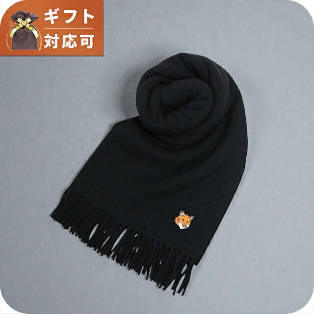 メゾンキツネ MAISON KITSUNE FOX HEAD SCARF マフラー ストール