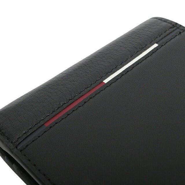 トミーヒルフィガー TOMMY HILFIGER TH CASUAL CC AND COIN 二つ折り財布 AM0AM12766BDS-BLACK メンズ WQ00057144