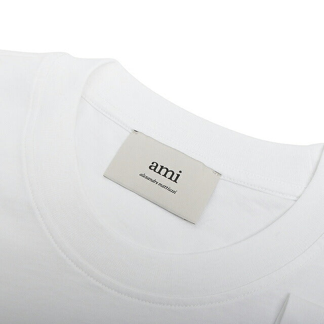 アミパリス AMI PARIS Ami de Coeur パーマネントコレクション Tシャツ BFUTS035-100-XS ユニセックス ホワイト Tシャツ WQ00057154