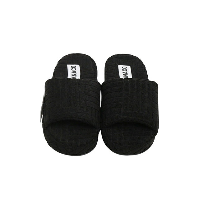 バナコ BANACO VIVID TERRY ROOM SLIPPER テリールームスリッパ ルームシューズ BNC-SLIPPER-BK-M メンズ レディース 23-25.5cm 靴 WQ00057311