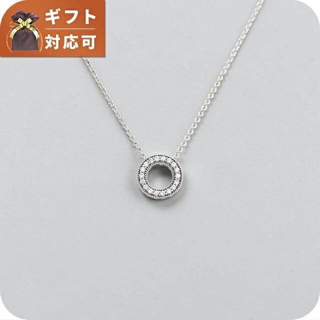パンドラ PANDORA Pav Circle Collier Necklace ネックレス 397436cz-45 レディース シルバー WQ00057546