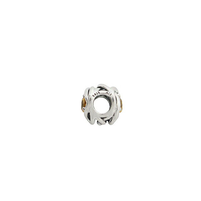 パンドラ PANDORA Moments Honey Eternity Circle Charm チャーム 790065c04 レディース ハニー イエロー系 WQ00057563