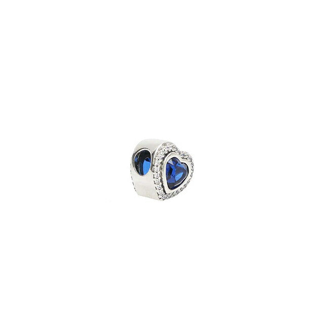 パンドラ PANDORA Moments Sparkling Blue Heart Charm チャーム 797608nanb レディース ブルー WQ00057566