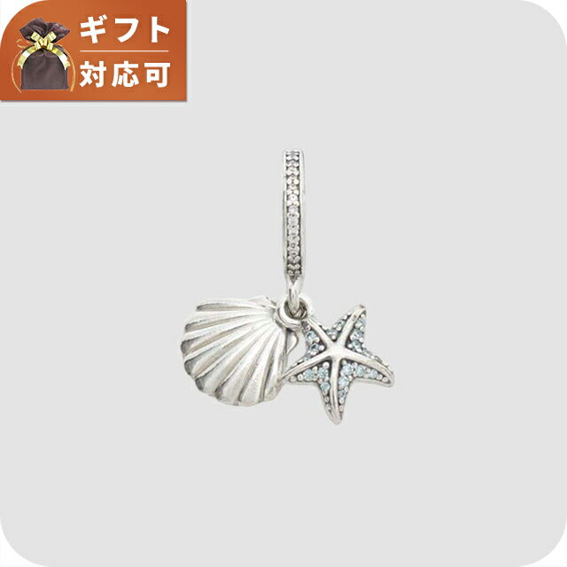 パンドラ PANDORA Moments Starfish & Sea Shell Dangle Charm チャーム 792076czf レディース グリーン ミント系 WQ00057572