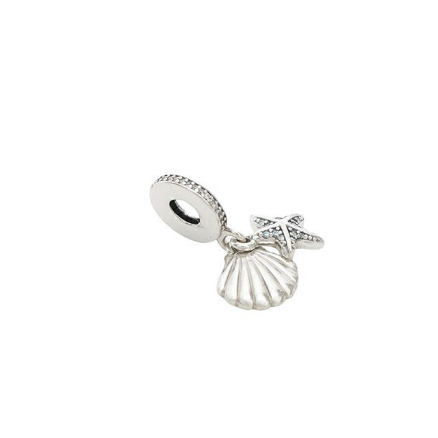 パンドラ PANDORA Moments Starfish & Sea Shell Dangle Charm チャーム 792076czf レディース グリーン ミント系 WQ00057572