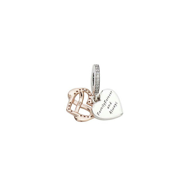 パンドラ PANDORA Moments Sparkling Infinity Heart Dangle Charm チャーム 788878c01 レディース ピンク WQ00057573