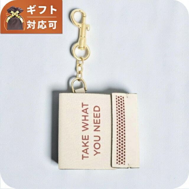 ANYA HINDMARCH Take What You Need Book Match Charm 199469 Unisex Chalk WQ00057640