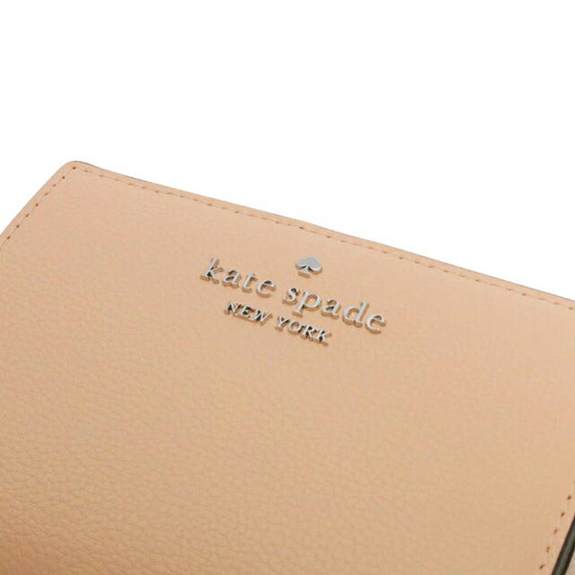 ケイトスペード KATE SPADE スモール Lジップ ウォレット 二つ折り財布 二折財布 kn764-700 レディース crisp peach ピンクベージュ カーキ WQ00057848