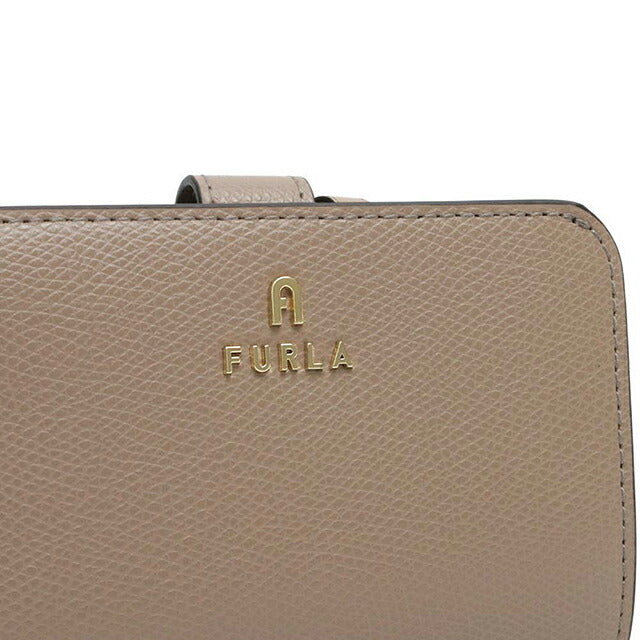 フルラ FURLA CAMELIA S COMPACT WALLETS 二つ折り財布 二折財布 wp00315-are000-1257s レディース グレージュ WQ00057879
