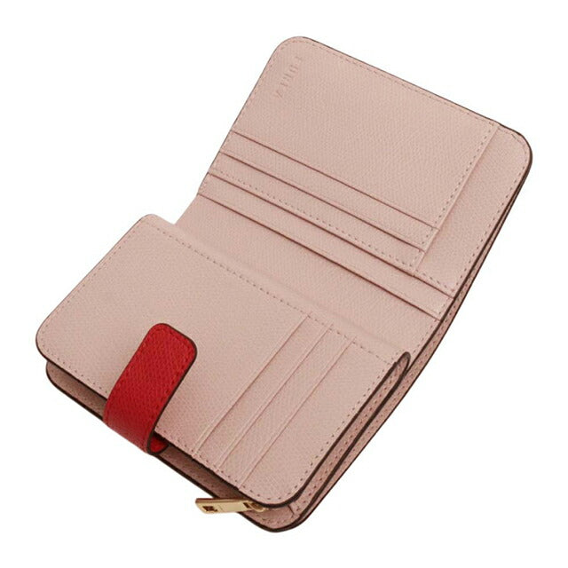 フルラ FURLA CAMELIA S COMPACT WALLETS 二つ折り財布 二折財布 wp00315-are000-4305s レディース レッド×ピンク WQ00057880