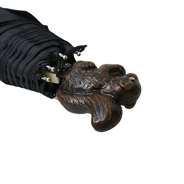 ギドゥジャン Guy de Jean 102147 折りたたみ傘 102110-squirre-black ユニセックス black 折畳傘 102147 WQ00058048
