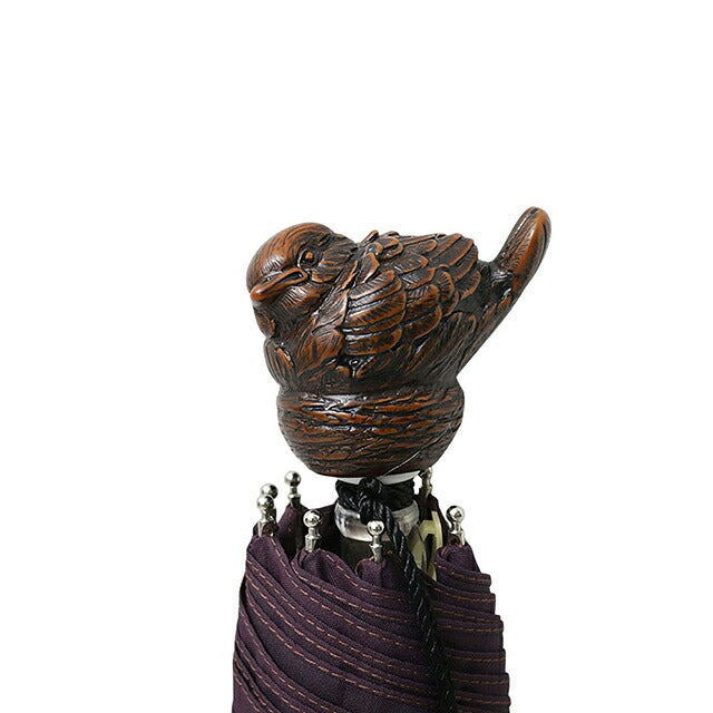ギドゥジャン Guy de Jean 102147 折りたたみ傘 102110-bird-plum ユニセックス plum 折畳傘 102147 WQ00058067