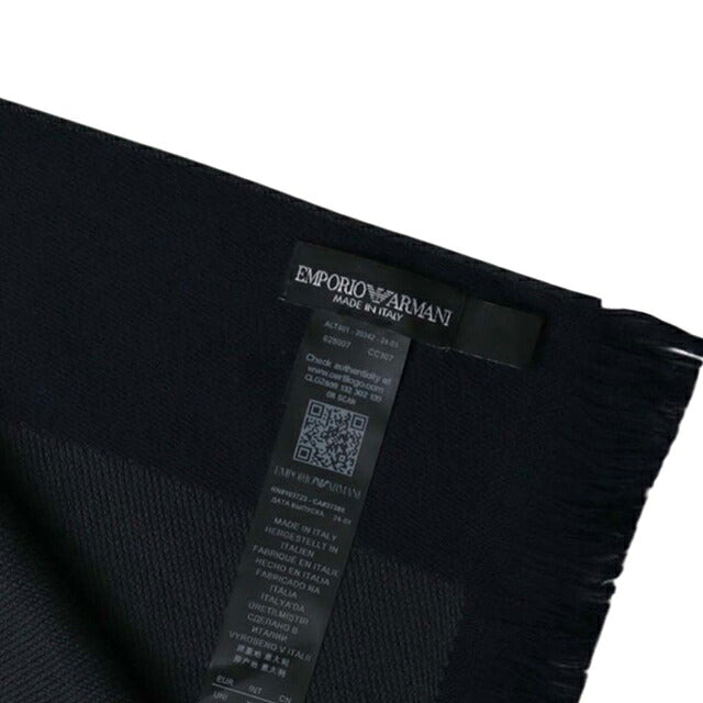 エンポリオ アルマーニ EMPORIO ARMANI マフラー 625007-cc307-17435 メンズ NAVY ASFALTO マフラー WQ00058242