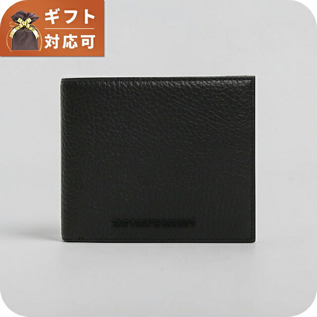 エンポリオ アルマーニ EMPORIO ARMANI 二つ折り財布 二折財布 y4r167-y068e-80001 メンズ NERO WQ00058244