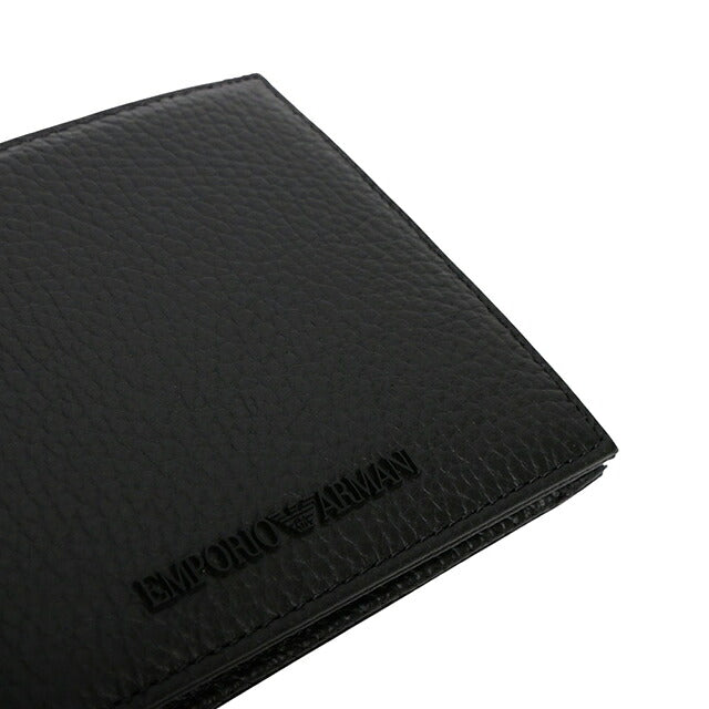 エンポリオ アルマーニ EMPORIO ARMANI 二つ折り財布 二折財布 y4r167-y068e-80001 メンズ NERO WQ00058244