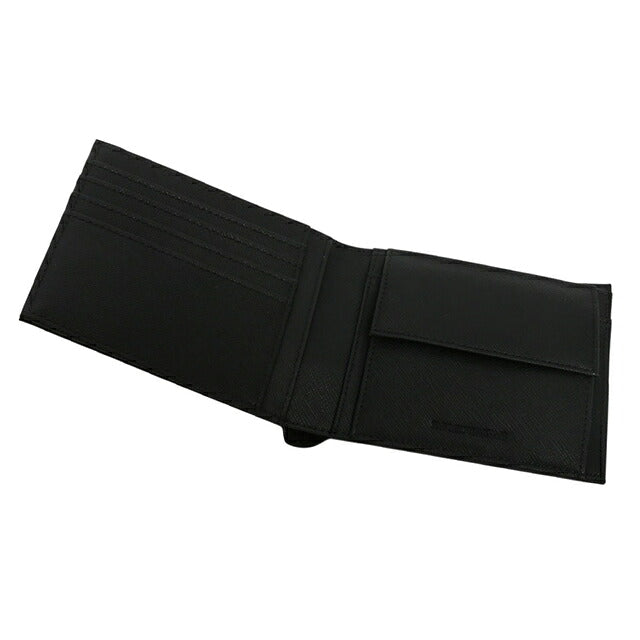 エンポリオ アルマーニ EMPORIO ARMANI 二つ折り財布 二折財布 y4r165-y138e-81072 メンズ BLACK WQ00058246