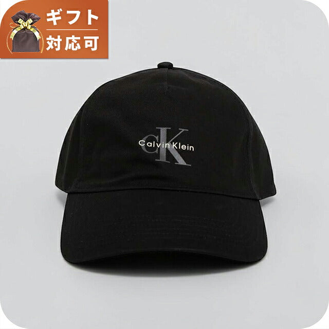 Calvin Klein MONOLOGO 印花棒球帽 棒球帽 lv04g5032g-ub1 男士黑色帽子 WQ00058273