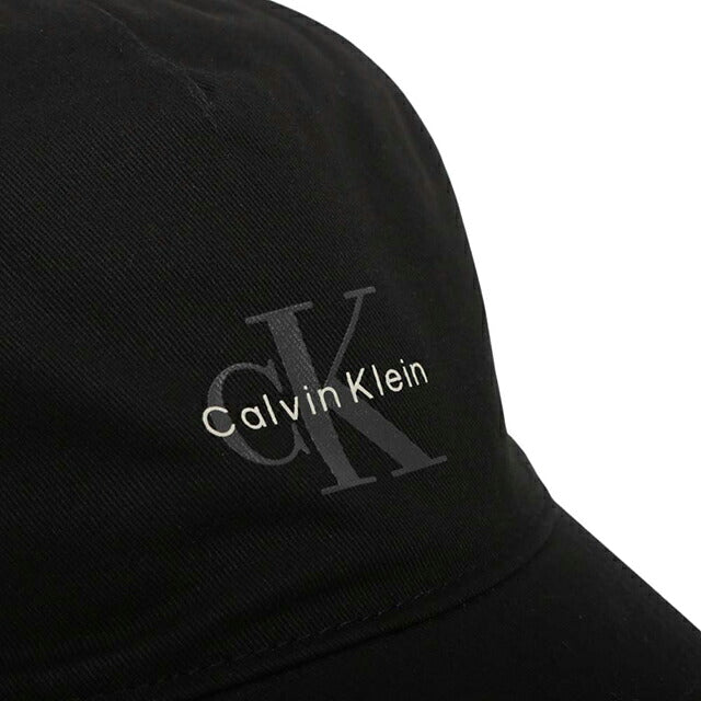 Calvin Klein MONOLOGO 印花棒球帽 棒球帽 lv04g5032g-ub1 男士黑色帽子 WQ00058273