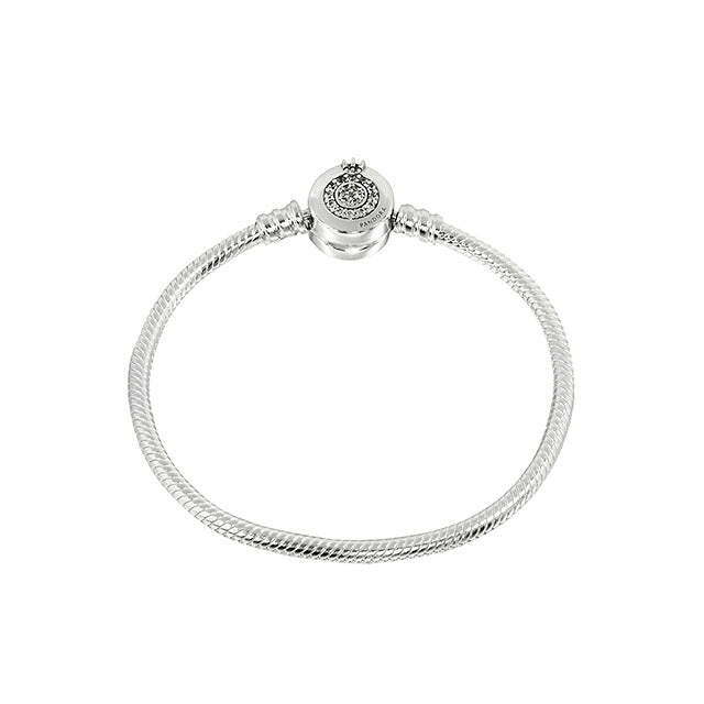 パンドラ PANDORA Moments Sparkling Crown O Snake Chain Braceletアクセサリーブレスレット 599046c01-16 レディースシルバー WQ00058315