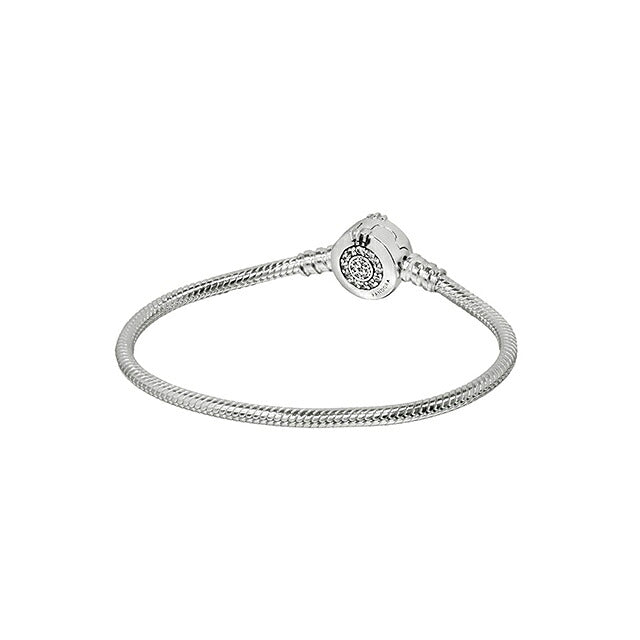 パンドラ PANDORA Moments Sparkling Crown O Snake Chain Braceletアクセサリーブレスレット 599046c01-17 レディースシルバー WQ00058316