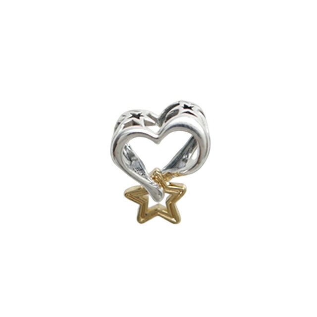 パンドラ PANDORA Lucky Star & Heart Charm ブレスレットチャーム レディース 763513c00 シルバー WQ00058330