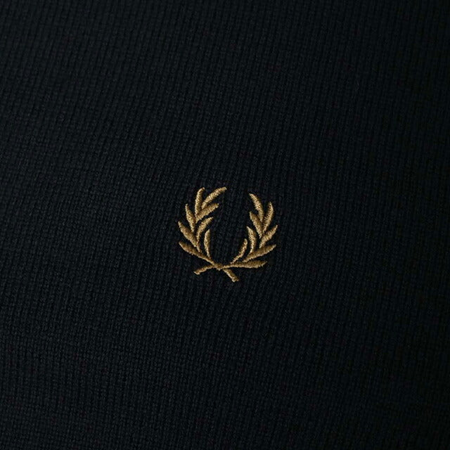 フレッドペリー FRED PERRY Merino Wool Scarf メリノウール スカーフ マフラー c3319-u12 ユニセックス Black Dark Caramel マフラー WQ00058422