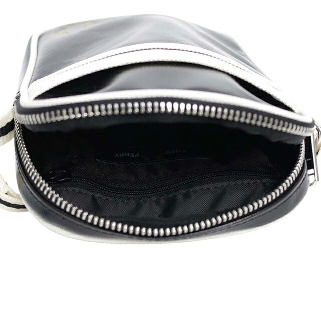 フレッドペリー FRED PERRY Classic Small Side Bag ショルダーバッグ l1179-d57 ユニセックス Black Ecru WQ00058423