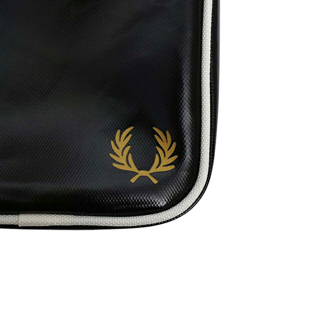フレッドペリー FRED PERRY Classic Small Side Bag ショルダーバッグ l1179-d57 ユニセックス Black Ecru WQ00058423